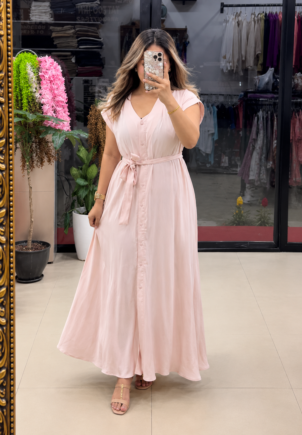 Écola Signature Reyon Luxe Maxi Dress