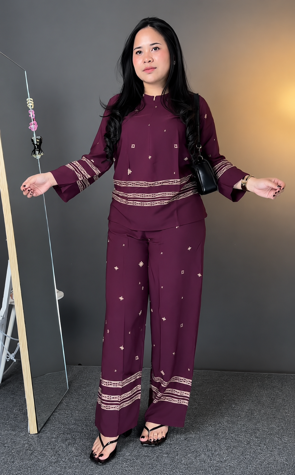 Midnight Grace 2-Piece Co-Ord Set