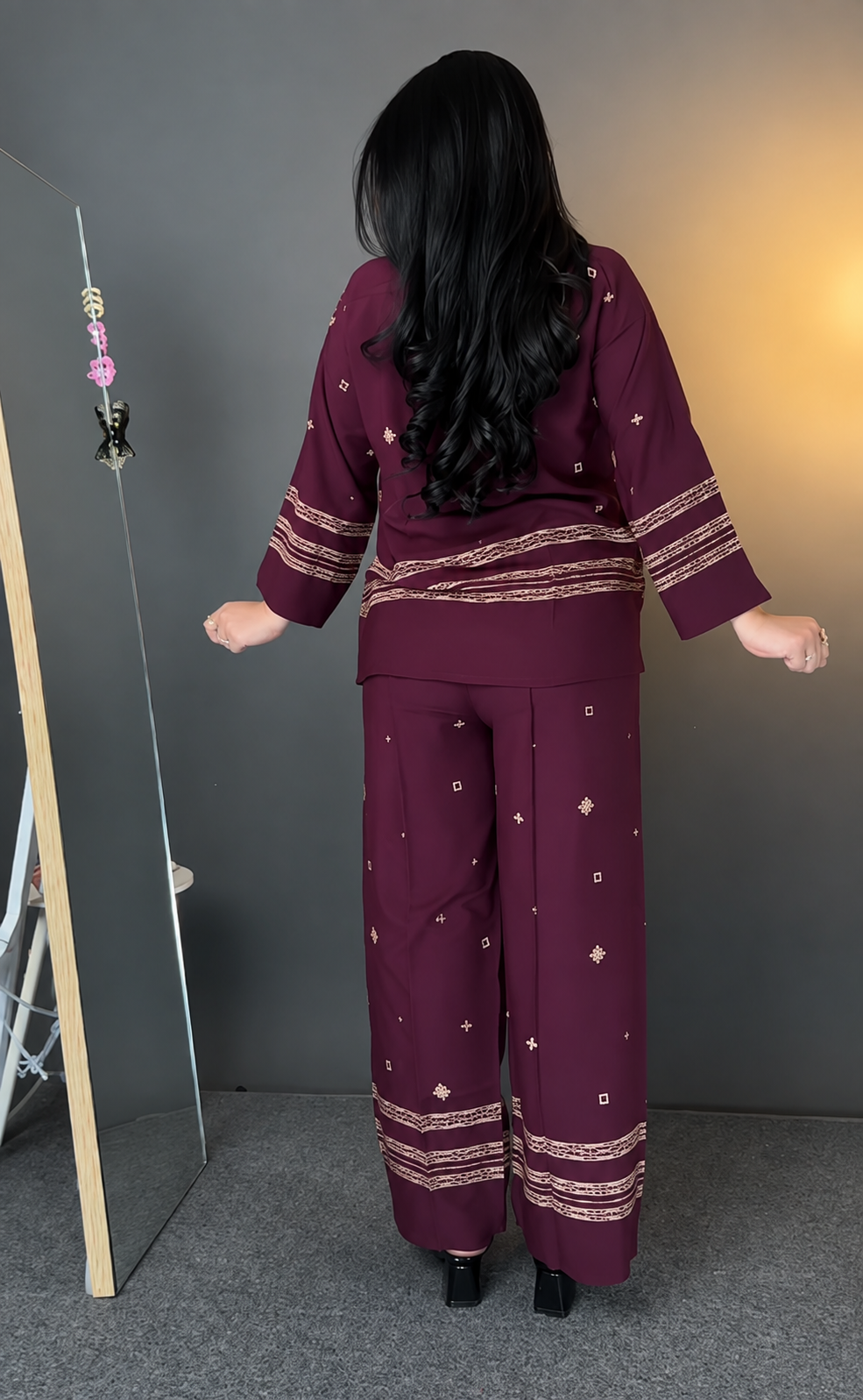 Midnight Grace 2-Piece Co-Ord Set