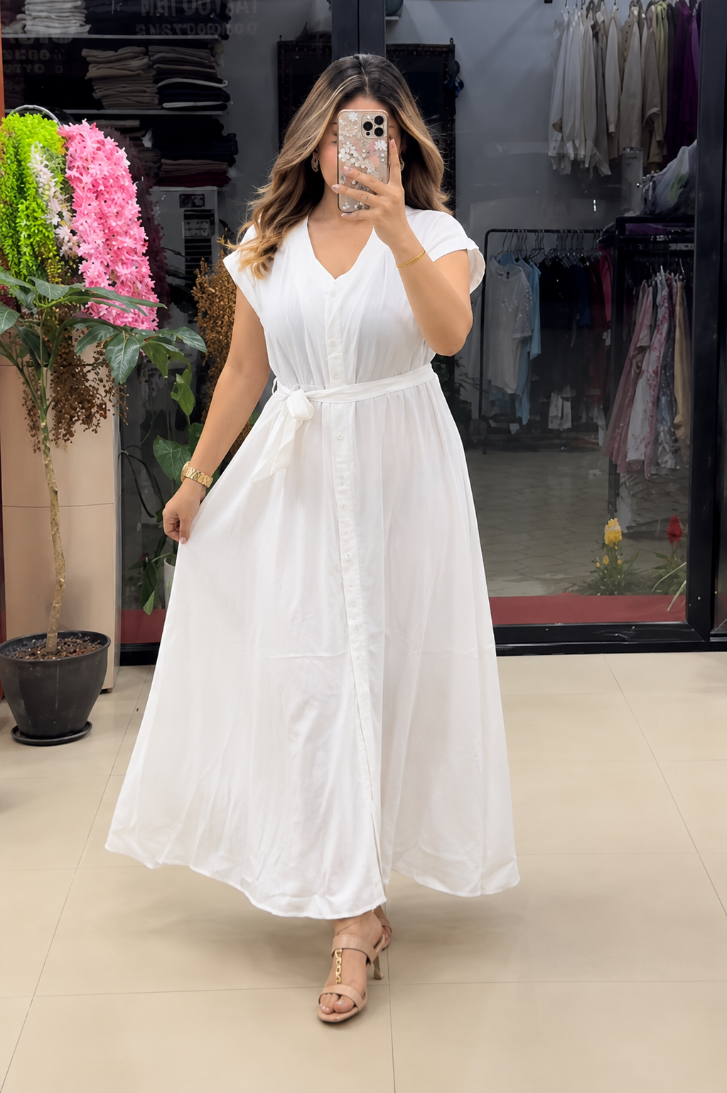 Écola Signature Reyon Luxe Maxi Dress