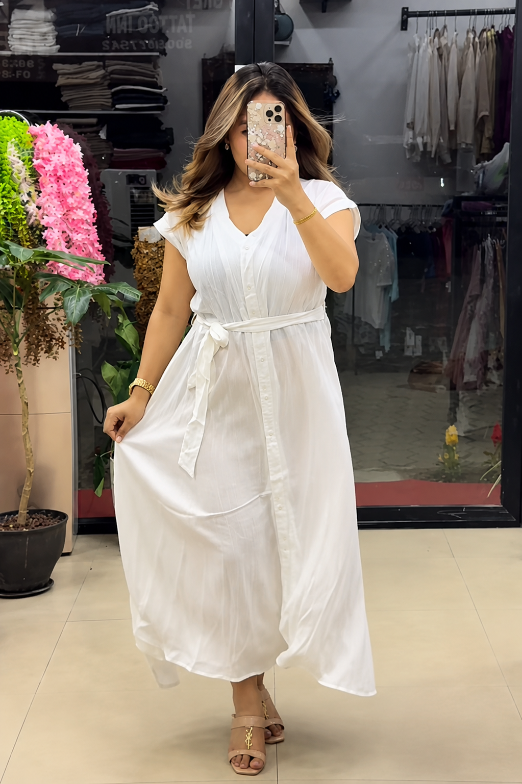 Écola Signature Reyon Luxe Maxi Dress