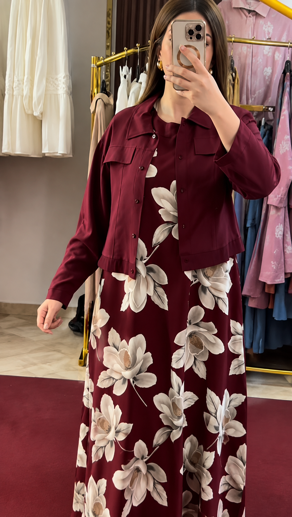 Sage Blossom Luxe Floral Co-Ord Set for Women