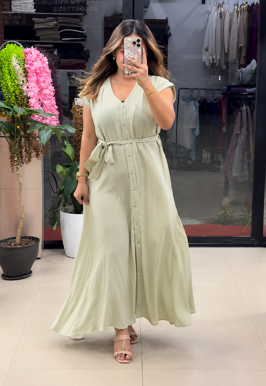 Écola Signature Reyon Luxe Maxi Dress