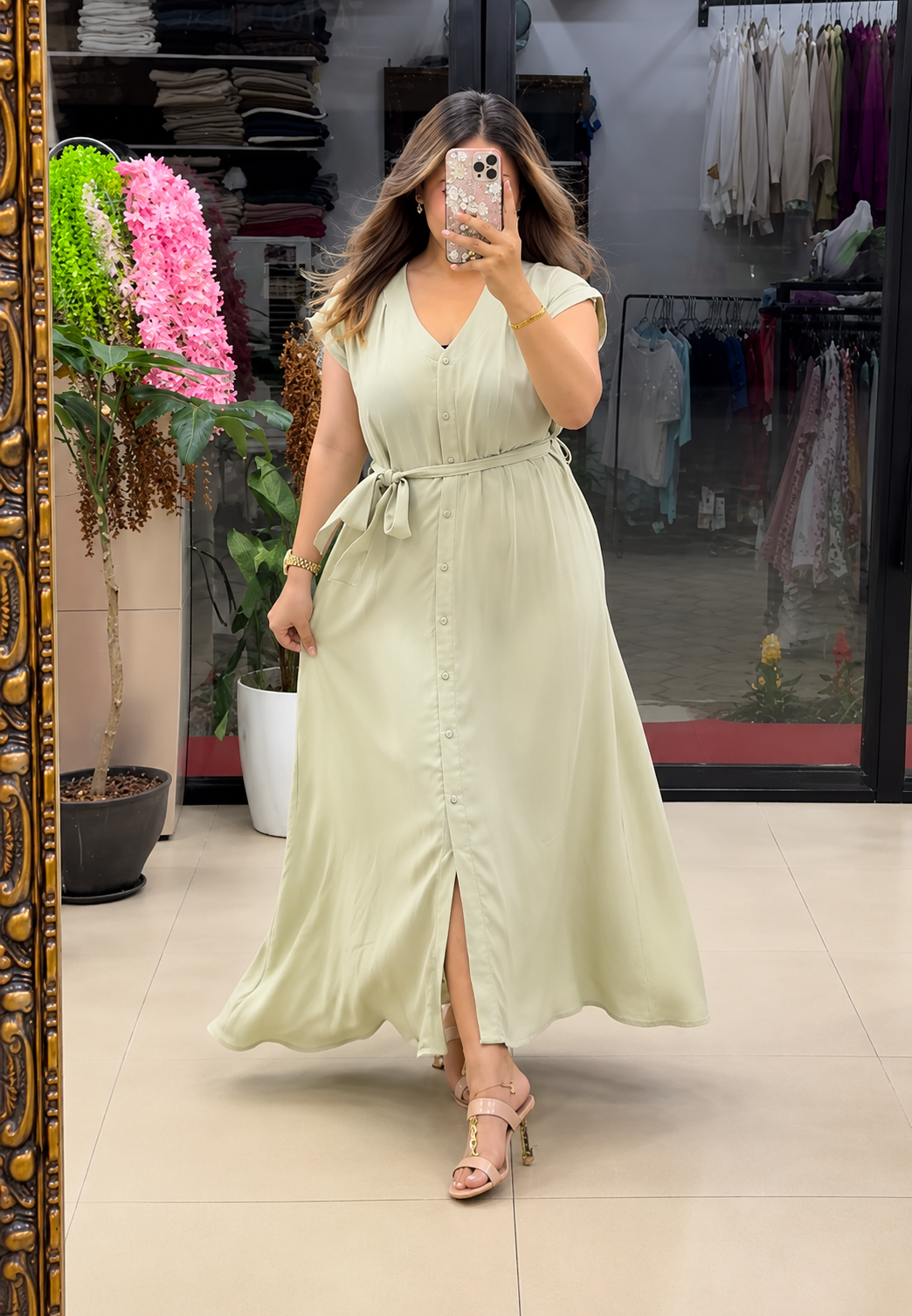 Écola Signature Reyon Luxe Maxi Dress