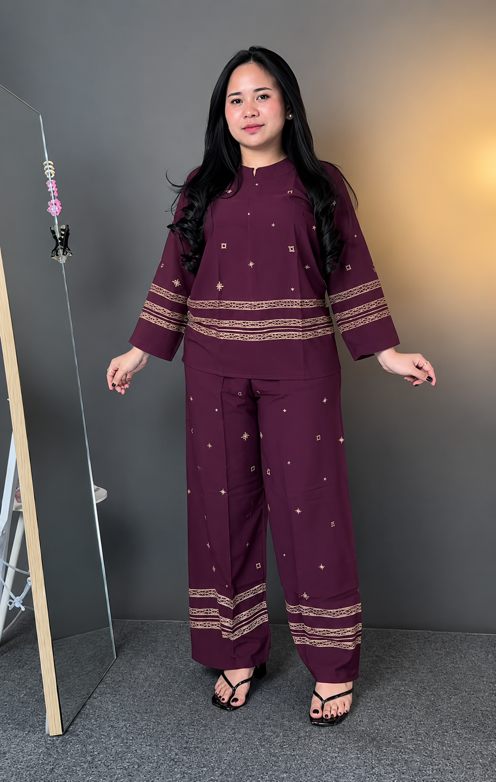 Midnight Grace 2-Piece Co-Ord Set