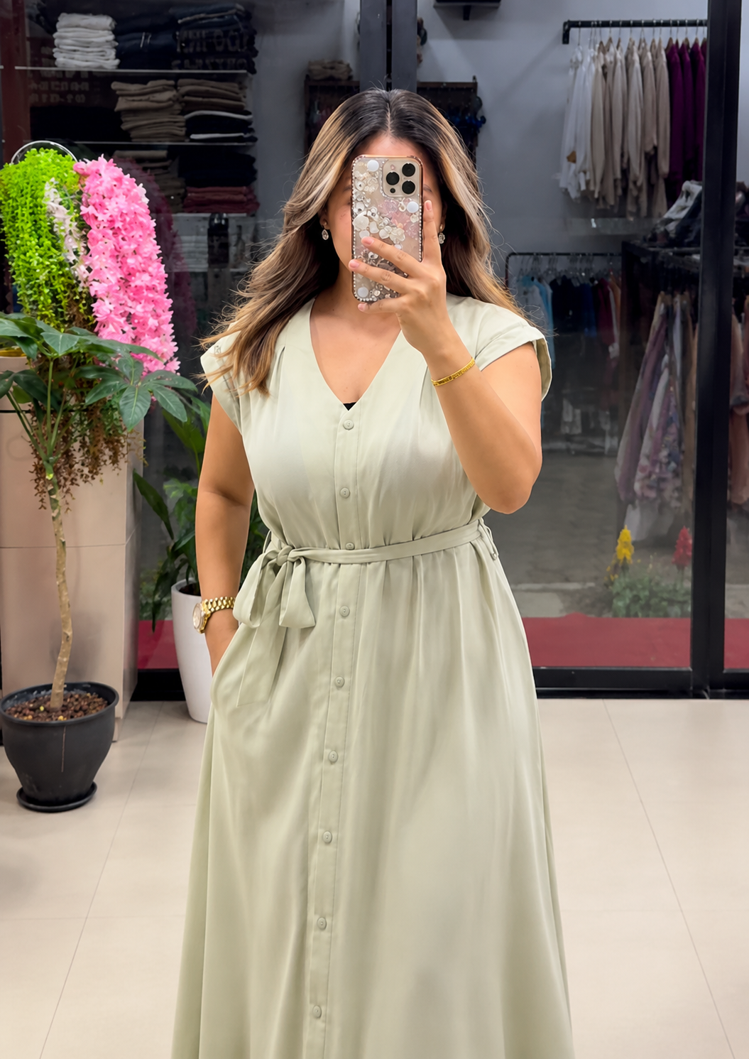 Écola Signature Reyon Luxe Maxi Dress