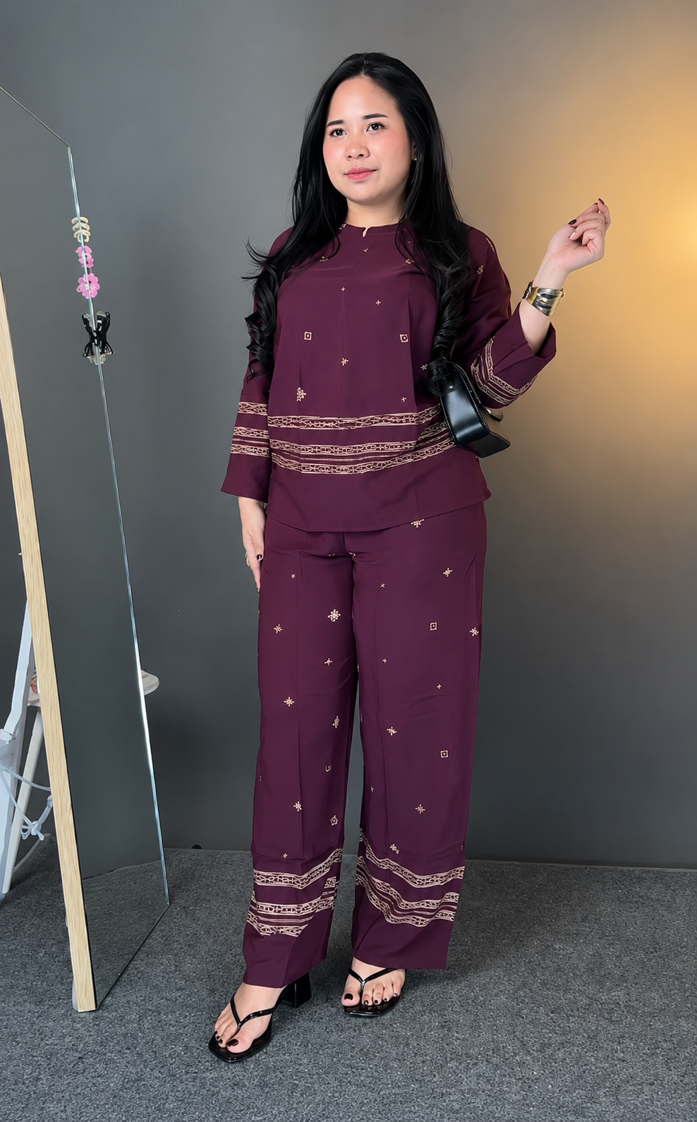 Midnight Grace 2-Piece Co-Ord Set