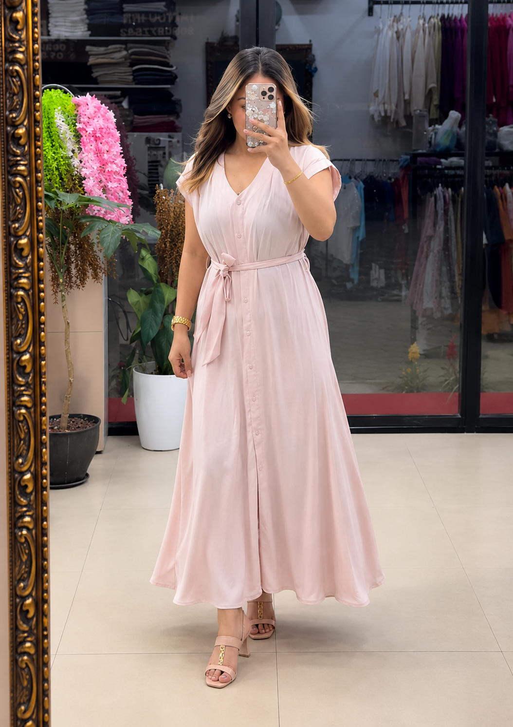 Écola Signature Reyon Luxe Maxi Dress