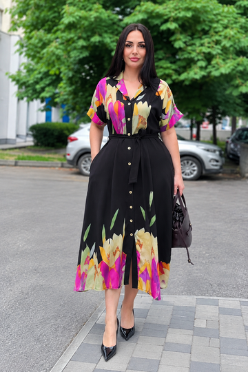 FLORA LUXE IMPORTED REYON WOMAN'S MAXI DRESS