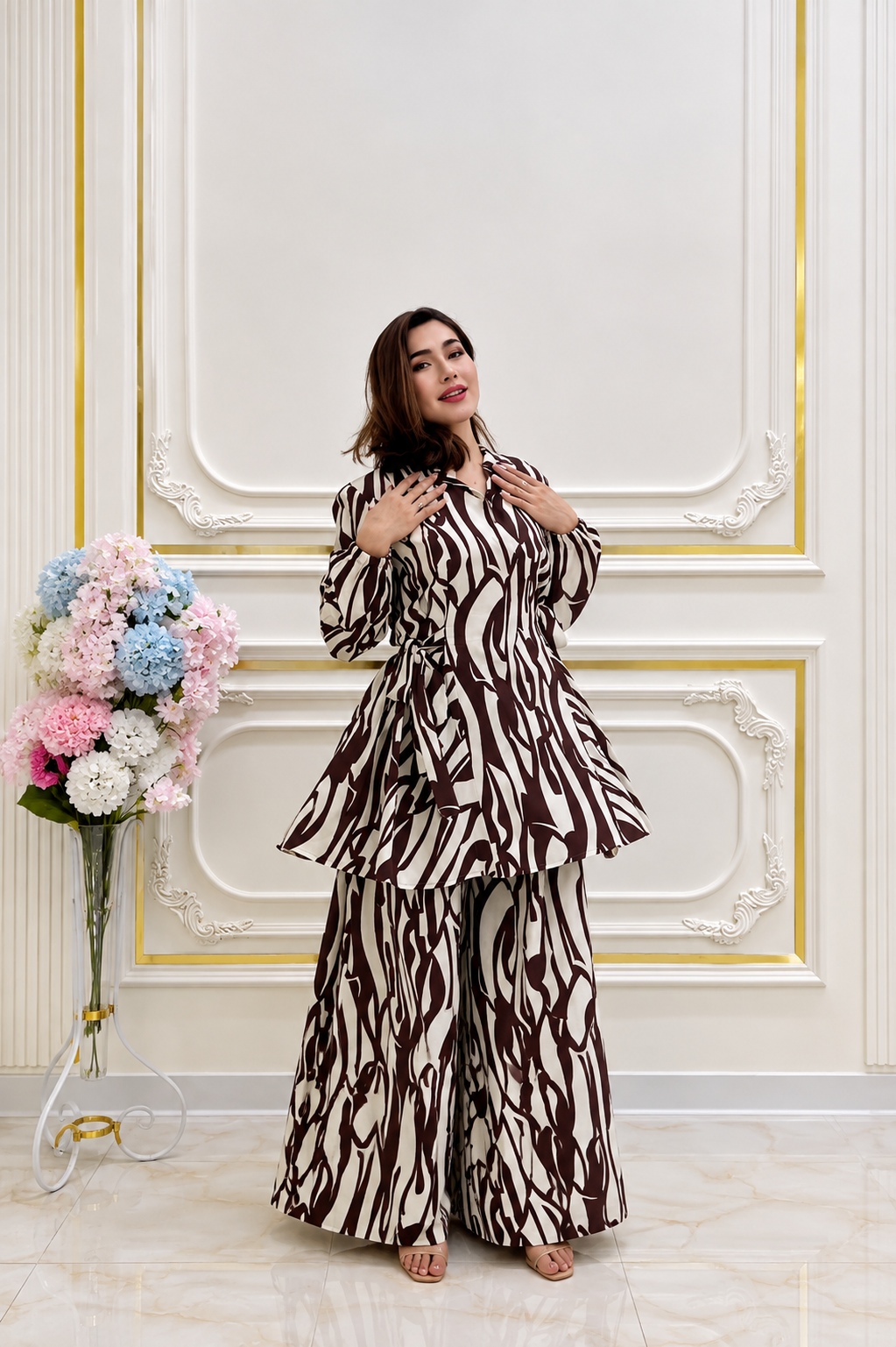 Silka Noir Luxe Woman Co-Ord Set